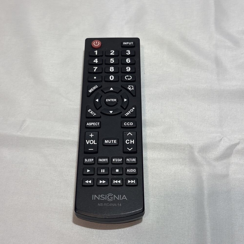 Insignia NS-RC4NA-14 Remote Control Genuine LED TV NS-40D510NA15 NS-42D40SNA14